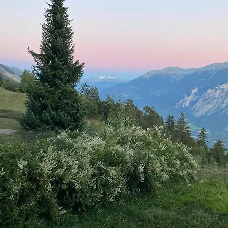 Eglantine With Stunning Views Of The Valais Peaks דירה *