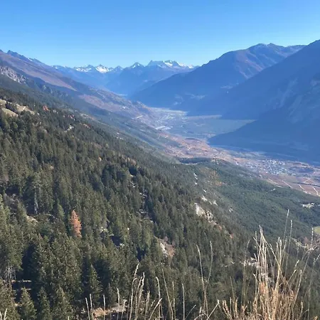 דירה Eglantine With Stunning Views Of The Valais Peaks *