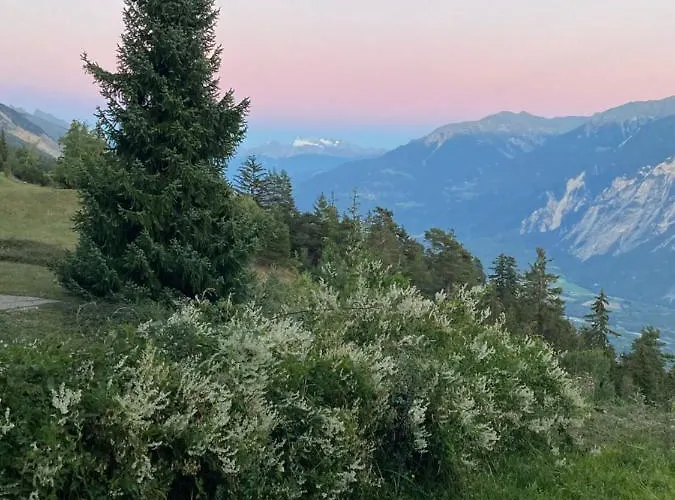 Eglantine With Stunning Views Of The Valais Peaks Lägenhet *