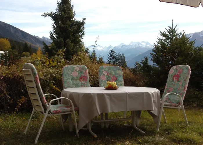 Daire Eglantine With Stunning Views Of The Valais Peaks Crans-Montana