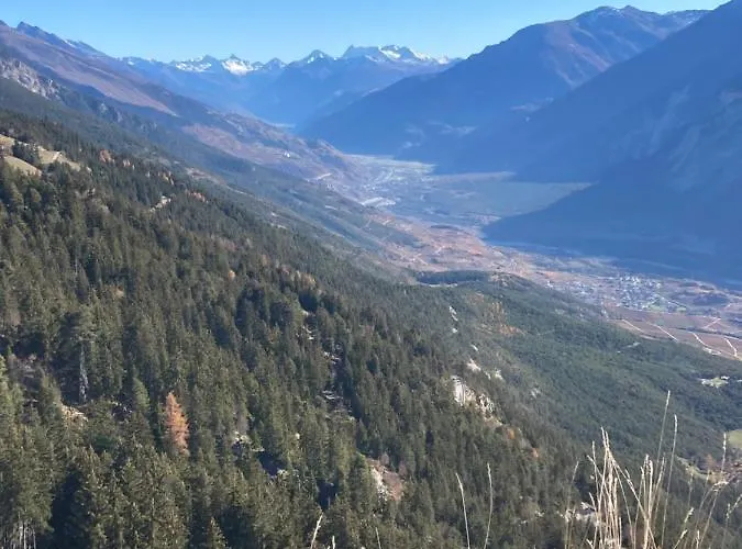 Lägenhet Eglantine With Stunning Views Of The Valais Peaks *