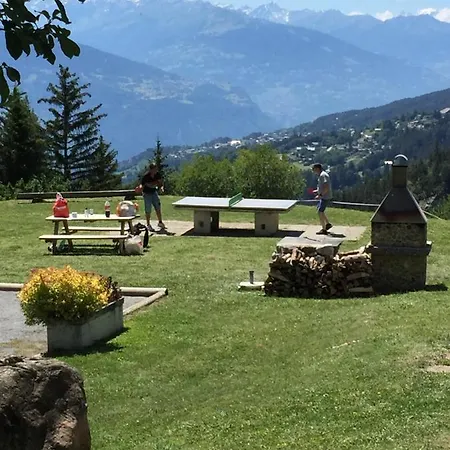 Eglantine With Stunning Views Of The Valais Peaks 克莱恩 蒙塔纳